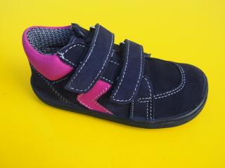 Detské kožené topánky EF Lola BAREFOOT s MEMBRÁNOU 234-SK405