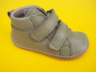 Detské kožené topánky Froddo G2130284-4 olive 611-SK549