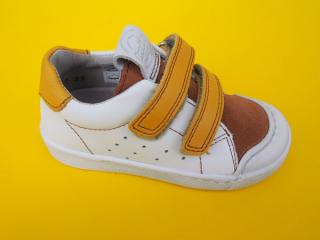 Detské kožené topánky Froddo G2130317-2 white/cognac 807-SK549