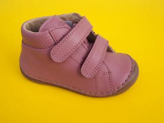 Detské kožené topánky Froddo G2130332-8 dark pink  461-SK549