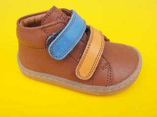 Detské kožené topánky Froddo G2130342-19 cognac BAREFOOT 340-SK013