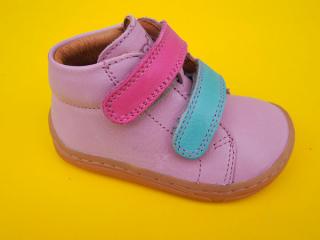 Detské kožené topánky Froddo G2130342 -22 pink BAREFOOT 347-SK013