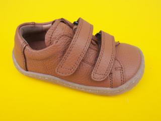 Detské kožené topánky Froddo G3130240-2 cognac BAREFOOT 623-SK013
