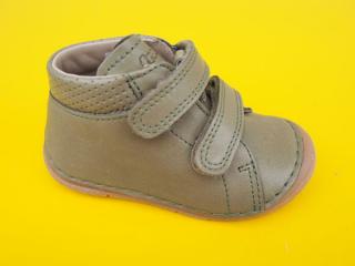 Detské kožené topánky Froddo Paix Up G2130346-15 olive  788-SK013