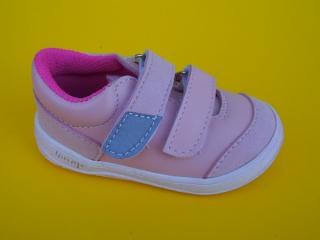 Detské kožené topánky Jonap - B22 mv ružová BAREFOOT 927-SK641