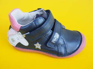 Detské kožené topánky Ponté DA03-4-2403A royal blue 115-SK527
