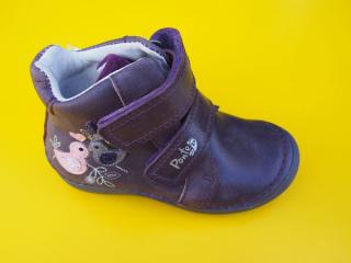 Detské kožené topánky Ponté DA06-3-834A violet 733-SK527