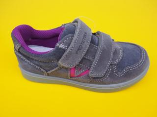 Detské kožené topánky Protetika - Arox grey S MEMBRÁNOU 198-SK526