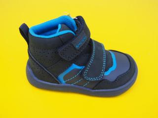 Detské kožené topánky Protetika - Hardy denim BAREFOOT 603-SK526