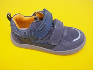 Detské kožené topánky Protetika - Kameron gris BAREFOOT s MEMBRÁNOU 973-SK018