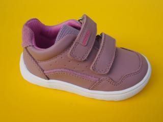 Detské kožené topánky Protetika - Ventra pink BAREFOOT 188-SK526