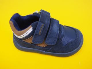 Detské kožené topánky Protetika - Veston brown BAREFOOT 358-SK018