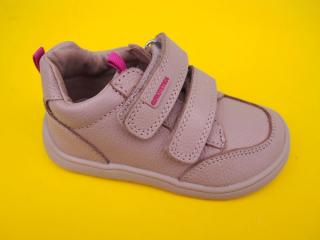 Detské kožené topánky Protetika - Viki pink BAREFOOT 326-SK018