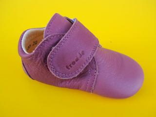 Detské kožené topánočky Froddo Prewalkers G1130005-16 nude BAREFOOT 809-SK549