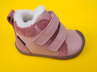 Detské kožené zimné topánky Bundgaard BG303304 Rose BAREFOOT 965-SK642