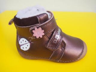 Detské kožené zimné topánky D.D.Step W015 - 42562A chocolate SVIETIA V TME 066-SK524