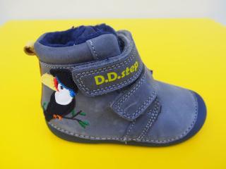 Detské kožené zimné topánky D.D.Step W015 - 953A dark grey 126-SK524