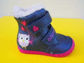 Detské kožené zimné topánky D.D.Step W029 - 362A  royal blue 107-SK524
