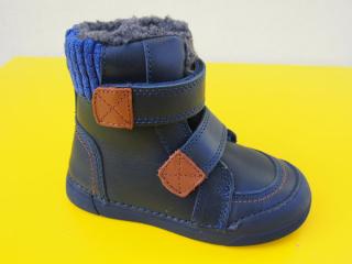 Detské kožené zimné topánky D.D.Step W068 - 394A royal blue 772-SK524