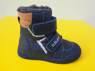 Detské kožené zimné topánky D.D.Step W068 - 42921B royal blue 051-SK524
