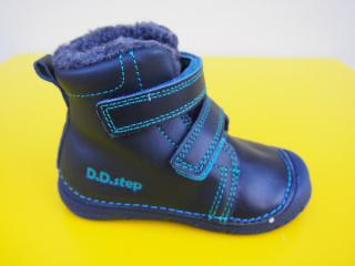 Detské kožené zimné topánky D.D.Step W082 - 42385 royal blue 960-SK524