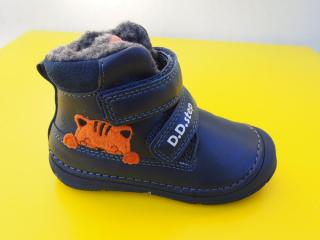 Detské kožené zimné topánky D.D.Step W082 - 42774B royal blue 841-SK524