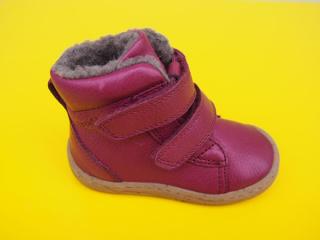 Detské kožené zimné topánky Froddo G2110124-2 bordeaux  183-SK549