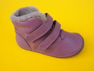 Detské kožené zimné topánky Froddo G2110130-10 paix winter lavender 215-SK549