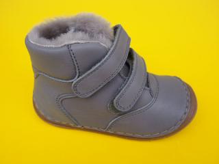 Detské kožené zimné topánky Froddo G2110143-8 grey 482-SK549