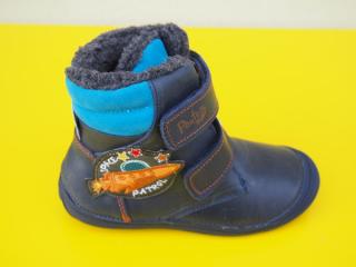 Detské kožené zimné topánky Ponté DA03-1-437 royal blue 771-SK527