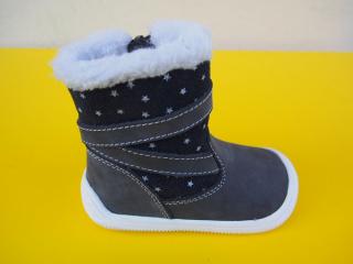Detské kožené zimné topánky Protetika - Lyda BAREFOOT 096-SK526