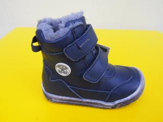 Detské kožené zimné topánky Protetika - Torin marine 817-SK526