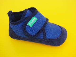 Detské látkové papučky Froddo Prewalkers G1170001-1 dark blue 659 - SK662
