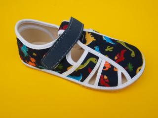 Detské papučky Jonap - dino BAREFOOT 939-SK644