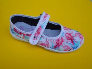Detské papučky Renbut - flamingo ORTO 214 - SK522