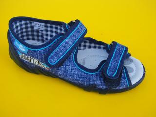 Detské papučky Renbut - jeans ORTO 752 - SK518