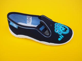 Detské papučky Renbut - tmavé s ufónom ORTO 699-SK513