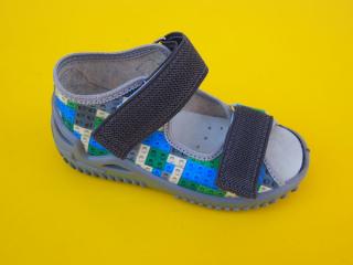 Detské papučky Zetpol - sandálky lego ORTO 676-SK606