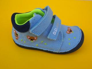 Detské plátenkové topánky D.D.Step C070 - 41709A sky blue 284-SK588