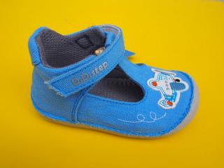 Detské plátenky D.D.Step C070 - 41195A bermuda blue BAREFOOT 470-SK588