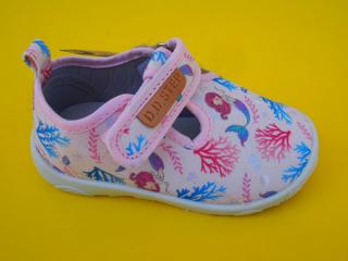 Detské plátenky D.D.Step C086 - 51733A baby pink BAREFOOT 1077-SK070