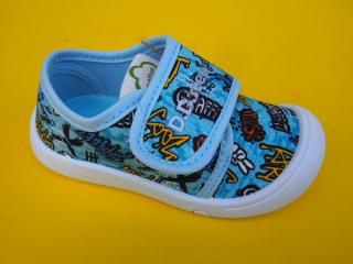 Detské plátenky D.D.Step C100 - 51985 bermuda blue BAREFOOT 1056-SK070