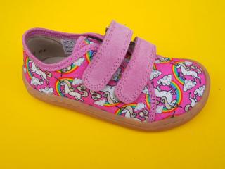 Detské plátenky Froddo G1700379-4 white/pink BAREFOOT 821-SK072