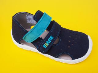 Detské sandálky Fare Bare A5164201 modré BAREFOOT 903-SK646