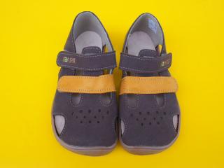 Detské sandálky Fare Bare A5262261 šedé BAREFOOT 904-SK646