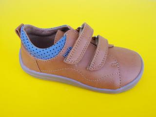 Detské topánky Beda - Camel BAREFOOT