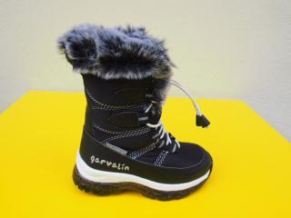 Detské zimné topánky/snehule Garvalin 241852-A052 negro 476-SK402