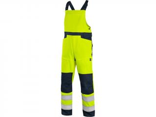 CXS HALIFAX letné výstražné nohavice na traky žlté