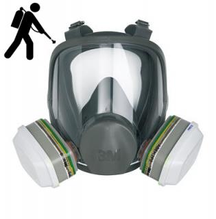 Súprava maska - postrek agrochémia (3M 6800, 3M 6059, 3M 5935, 3M 501)