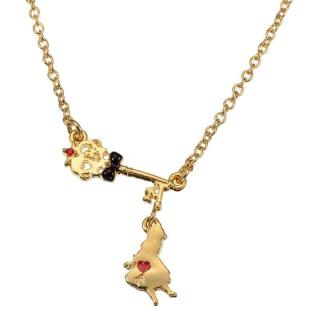 Disney Store Alica v krajine zázrakov: Náhrdelník s prívesom v tvare kľúča (Disney Store Japan Alice in Wonderland Key Necklace)